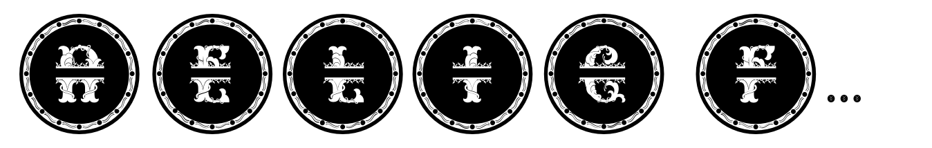 Relic Forest Island 3 Monogram circle black